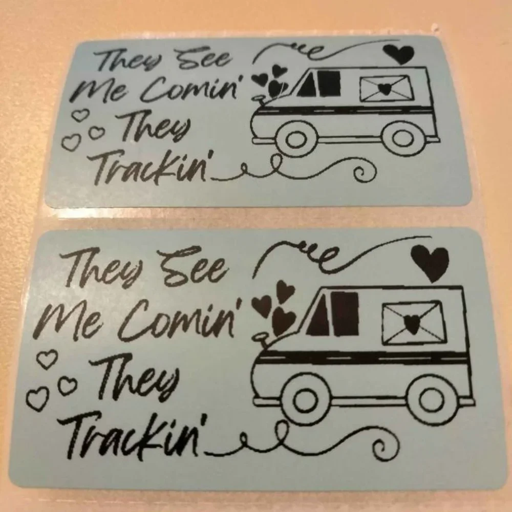 💙100 Trackin USPS- Shipping Labels Thermal Packaging Stickers 2.25